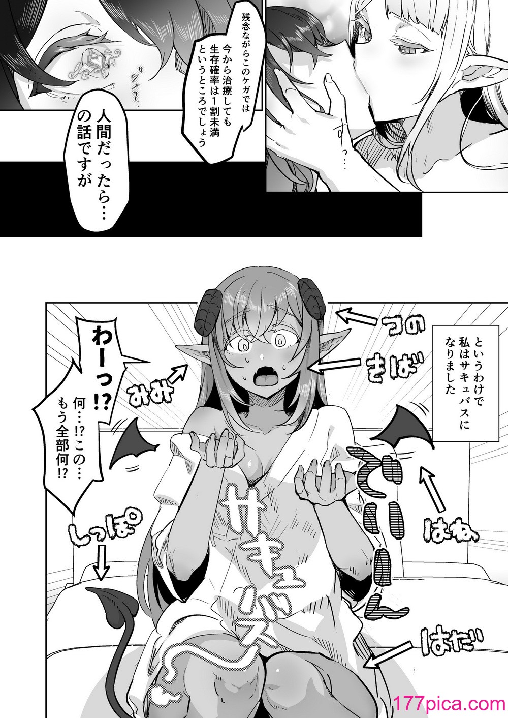 [油鍋式 (puru)] ふたなり治療サキュバスクリニック零～サキュナース研修調教編～ (オリジナル) [DL版][40P]-第1章-图片6