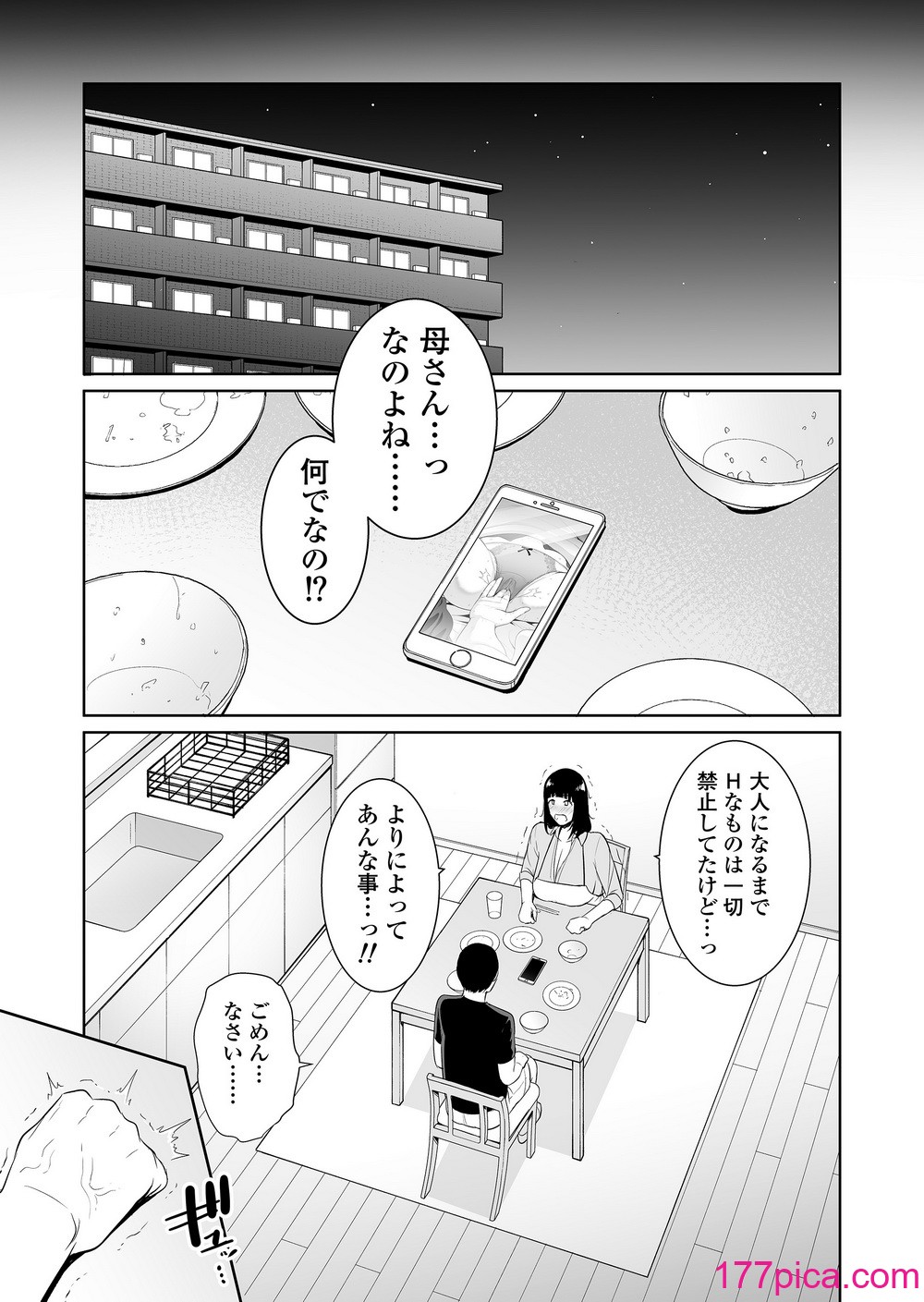 [三崎 (gonza)] 息子に跨る日 ～母と息子のハメ撮り記録～[44P]-第1章-图片8