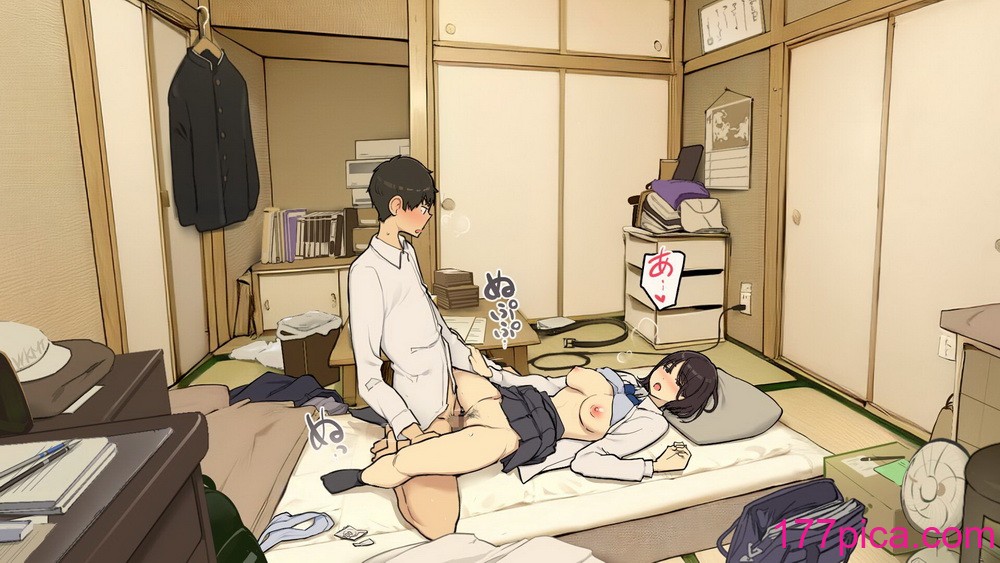 [わかまつ] 家族在宅中でも自分の部屋でなんとかセックスする学生時代[43P]-第1章-图片10