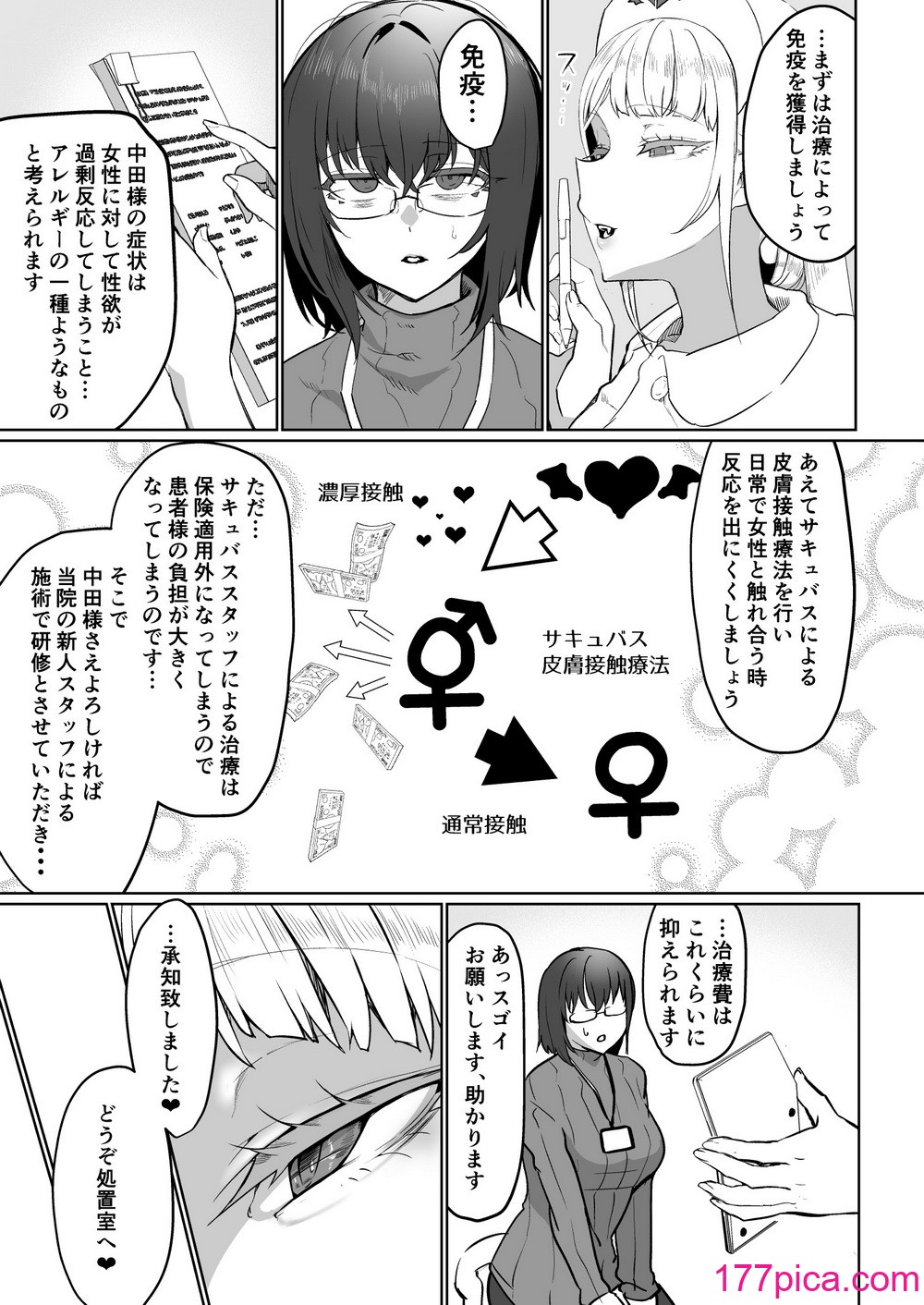 [油鍋式 (puru)] ふたなり治療サキュバスクリニック[48P]-第1章-图片5