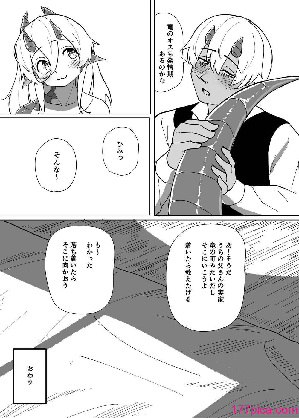 [採掘基地 (篝町狐懐)] あの夜が一番の幸せだったから 迫害竜娘と限界殺し屋 人語忘れて獣エッチ [DL版][86P]-第8章-图片11