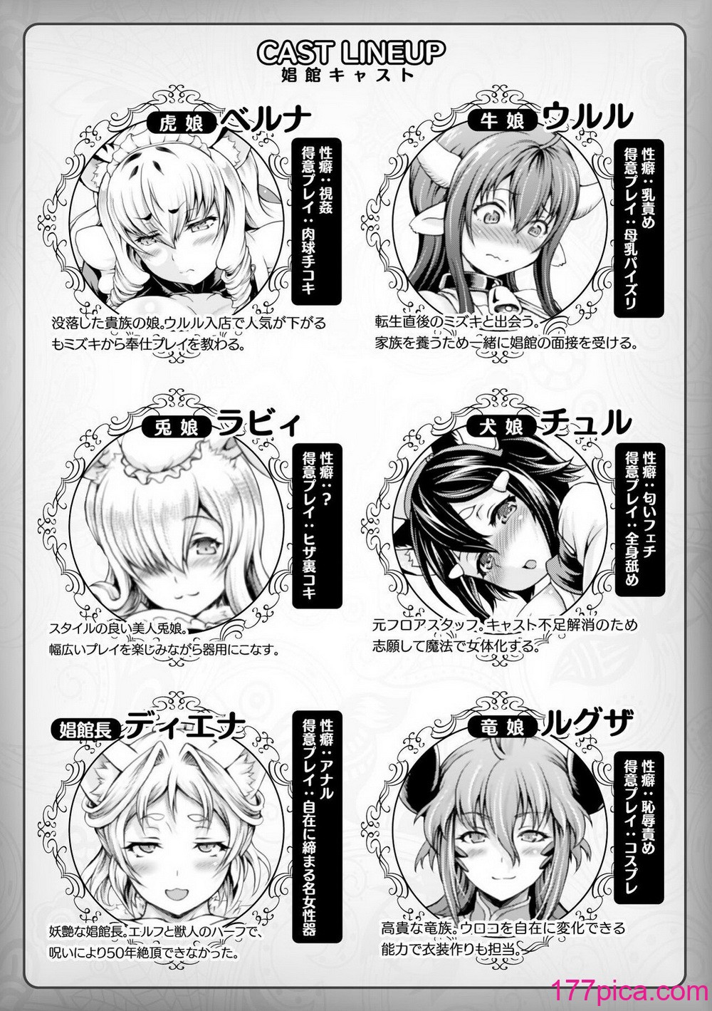 [しいなかずき] 異世界娼館3 [为鱼氏汉化] [DL版][200P]-第1章-图片6