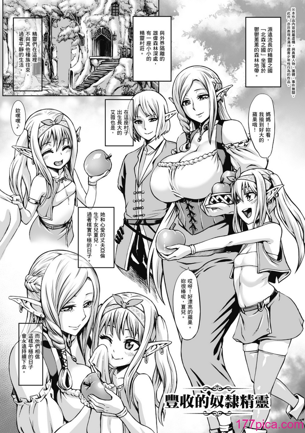 [ねろましん] 豊穣の隷属エルフ〜淫獄に堕ちる母娘〜｜豐收的奴隸精靈～墮入淫獄的母女～[薄海苔修正][258P]-第1章-图片5