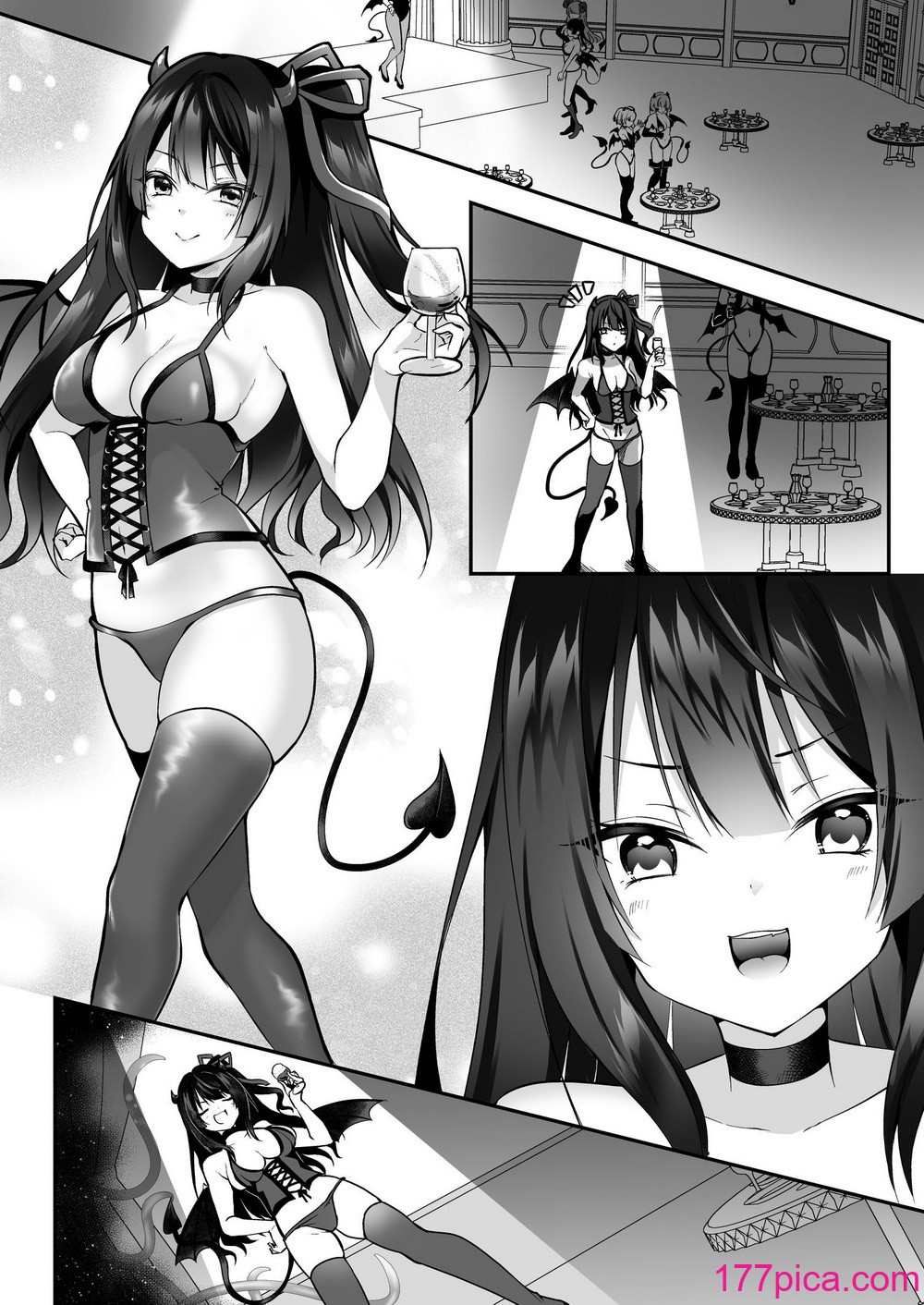 [聖華快楽書店 (エルトリア、るりまる)] メスガキサキュバスのわからせ調教クラブ ～クリ責め×尿道責め×雑魚マンコ化～ [中国翻訳] [DL版][65P]-第4章-图片10