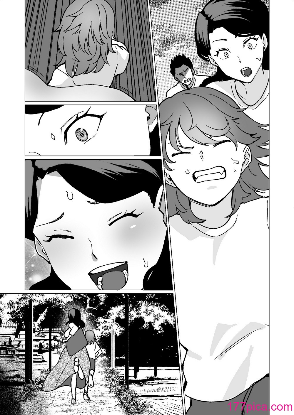 [片野ちか] 记忆のバス停でー息子と堕ちる夜ー(メガネなし) [中国翻訳][54P]-第5章-图片3