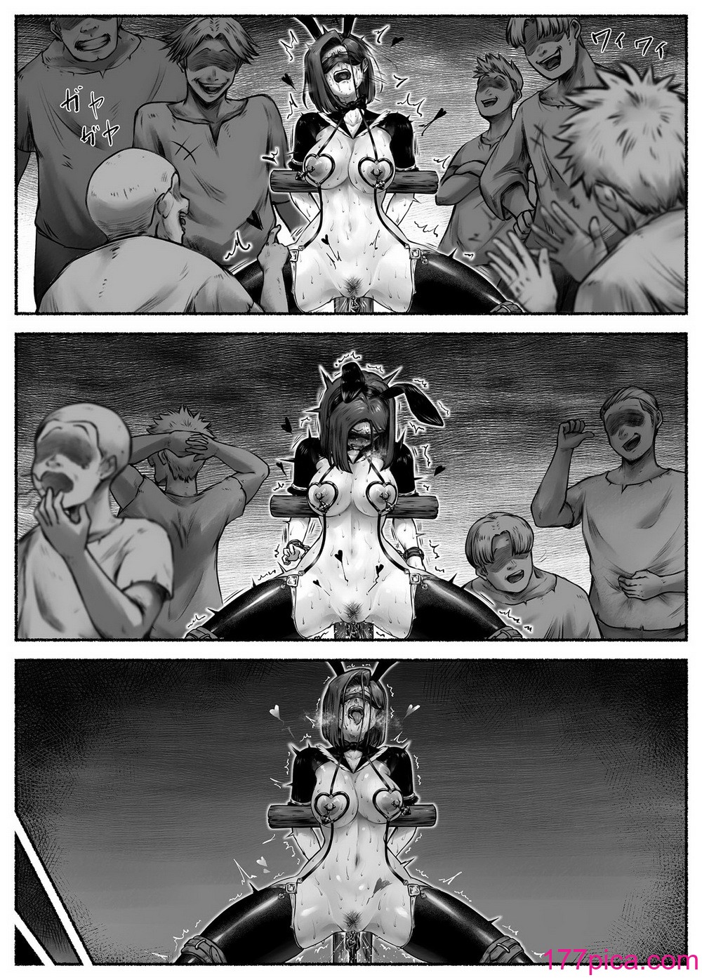 [歪なサークル (歪すぎる)] 汚辱 第二话 终わらない快楽地狱 [有条色狼汉化][41P]-第4章-图片9