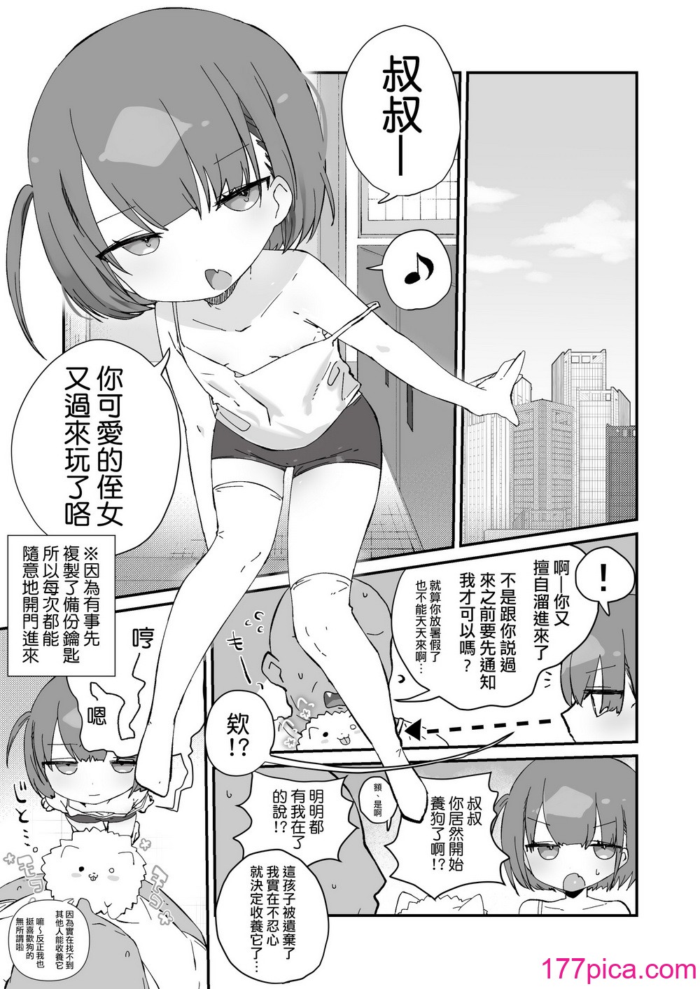 [求肥がうますぎる (むてき)] ジト目の姪が俺のペットにペットになりたがってる(汗) [DL版] [種付大叔個人漢化][37P]-第1章-图片3