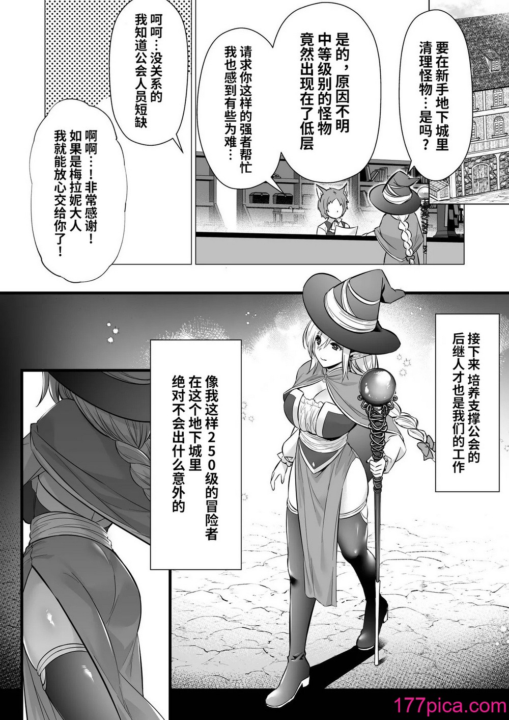 [姫屋 (阿部いのり)] レベル250の魔法使いが感覚遮斷落とし穴に墮ちてレベルドレインで人生が終わるまで [光陰個人漢化][44P]-第1章-图片3