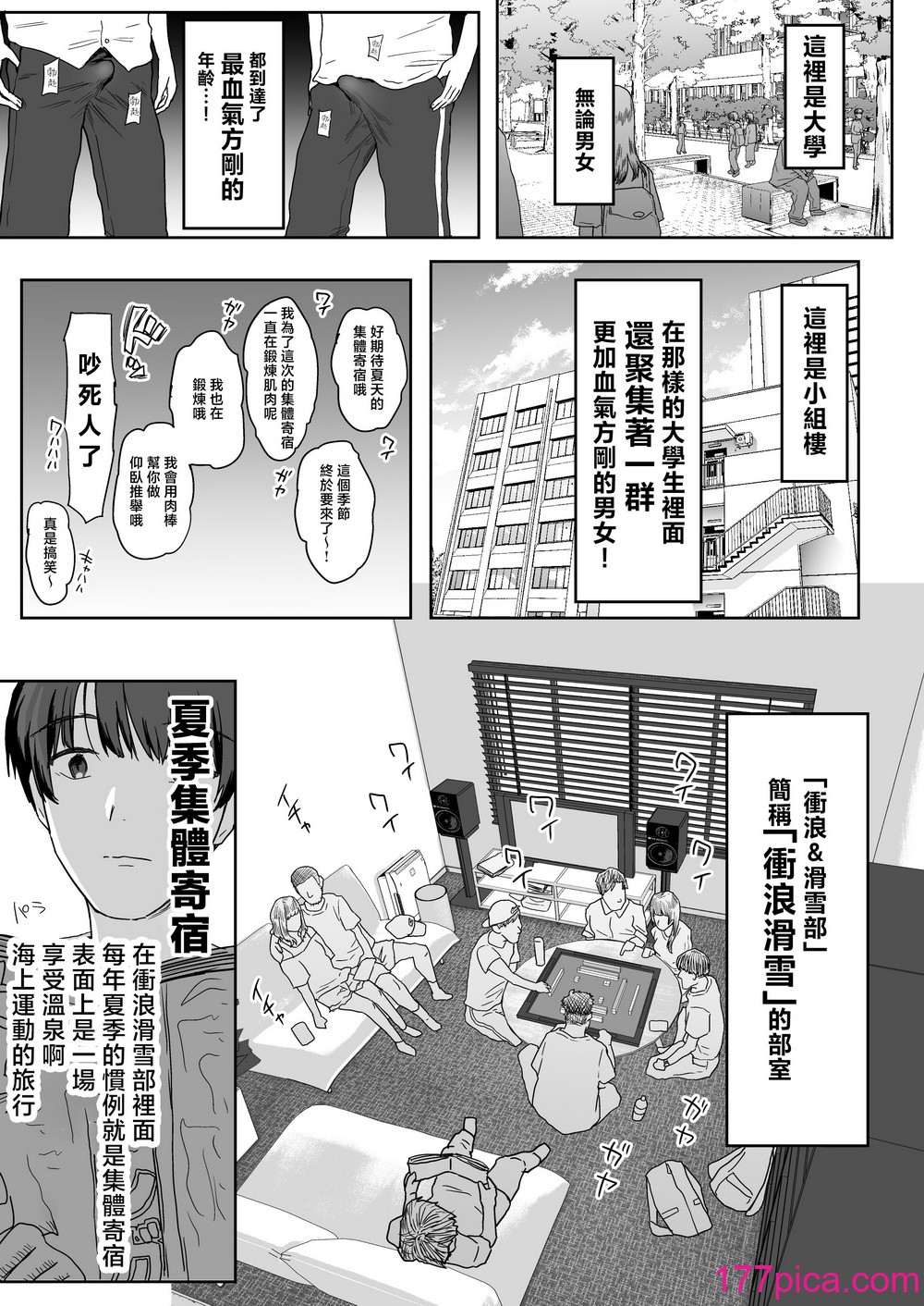 [ぷるめたる] ヤリサー合宿に男は僕一人  [中国翻訳][96P]-第1章-图片7