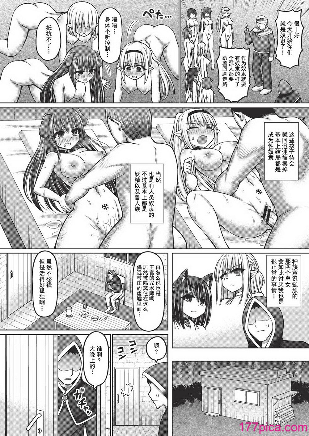 [橋村青樹] 呪術師に転生したので皇女全員奴隷にしてみた[208P]-第1章-图片10