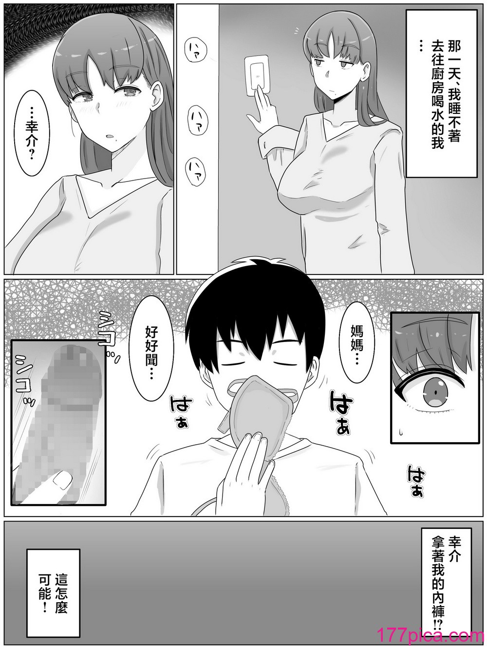 [西門家] 母さんとしたいこと〜息子の子種で孕む巨乳母 [中国翻訳][53P]-第1章-图片3