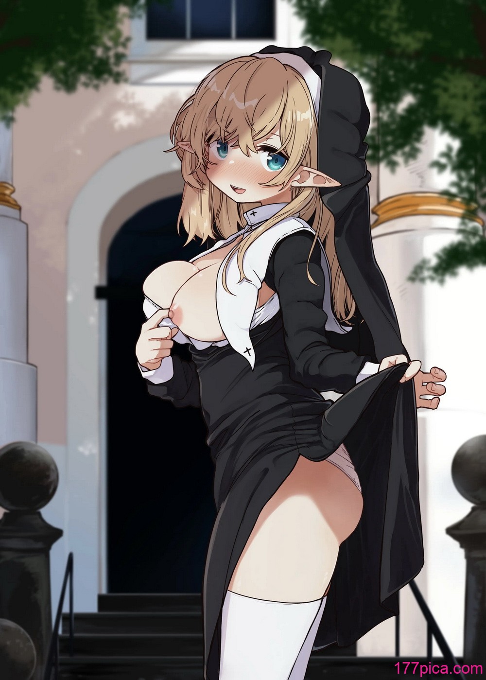 [いーすとはうす (パン☆工場)] エルフの修道女。｜精灵修女 [中国翻訳] [DL版][56P]-第1章-图片3