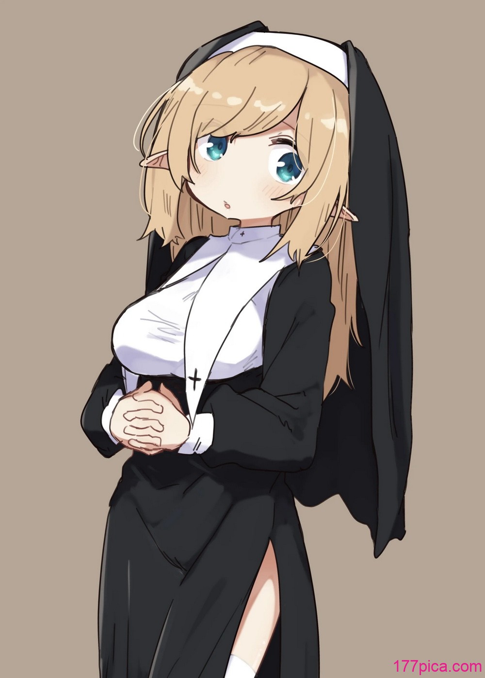 [いーすとはうす (パン☆工场)] エルフの修道女。｜精灵修女 [中国翻訳] [DL版][56P]-第11章-图片1