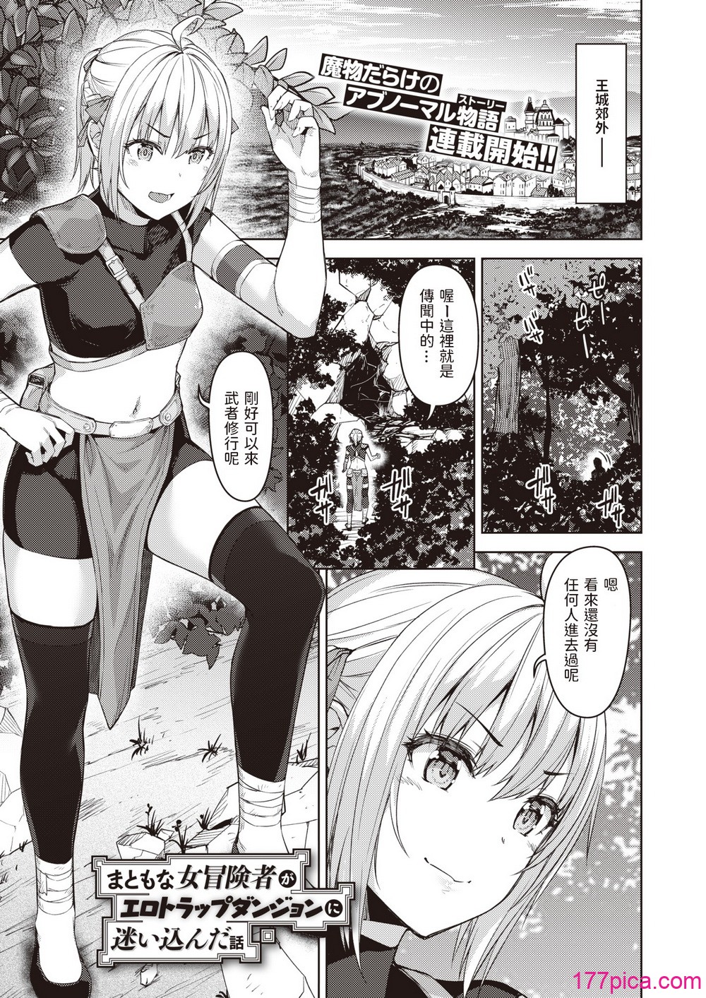 [燵成] まともな女冒険者がエロトラップダンジョンに迷い込んだ話+番外 [中国翻訳][無修正][DL版][亮某无修重嵌][184P]-第1章-图片5
