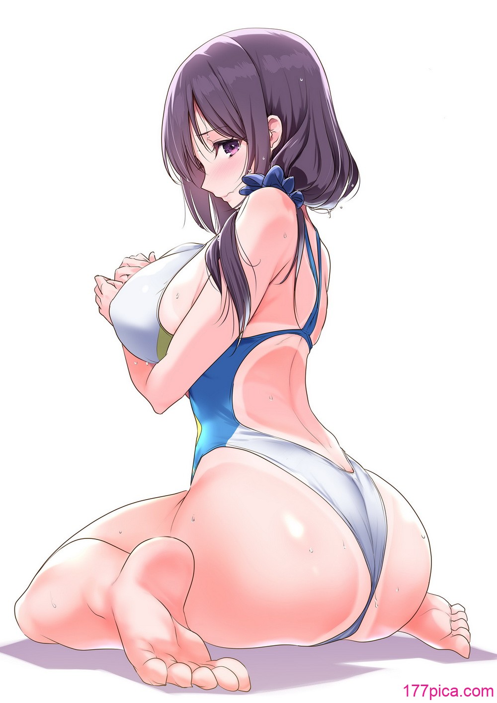 [ナイロン100R0(ナイロン)] 巨乳が悩みの水泳部員｜煩惱是巨乳的游泳社社員 [無修正] [DL版][53P]-第1章-图片3