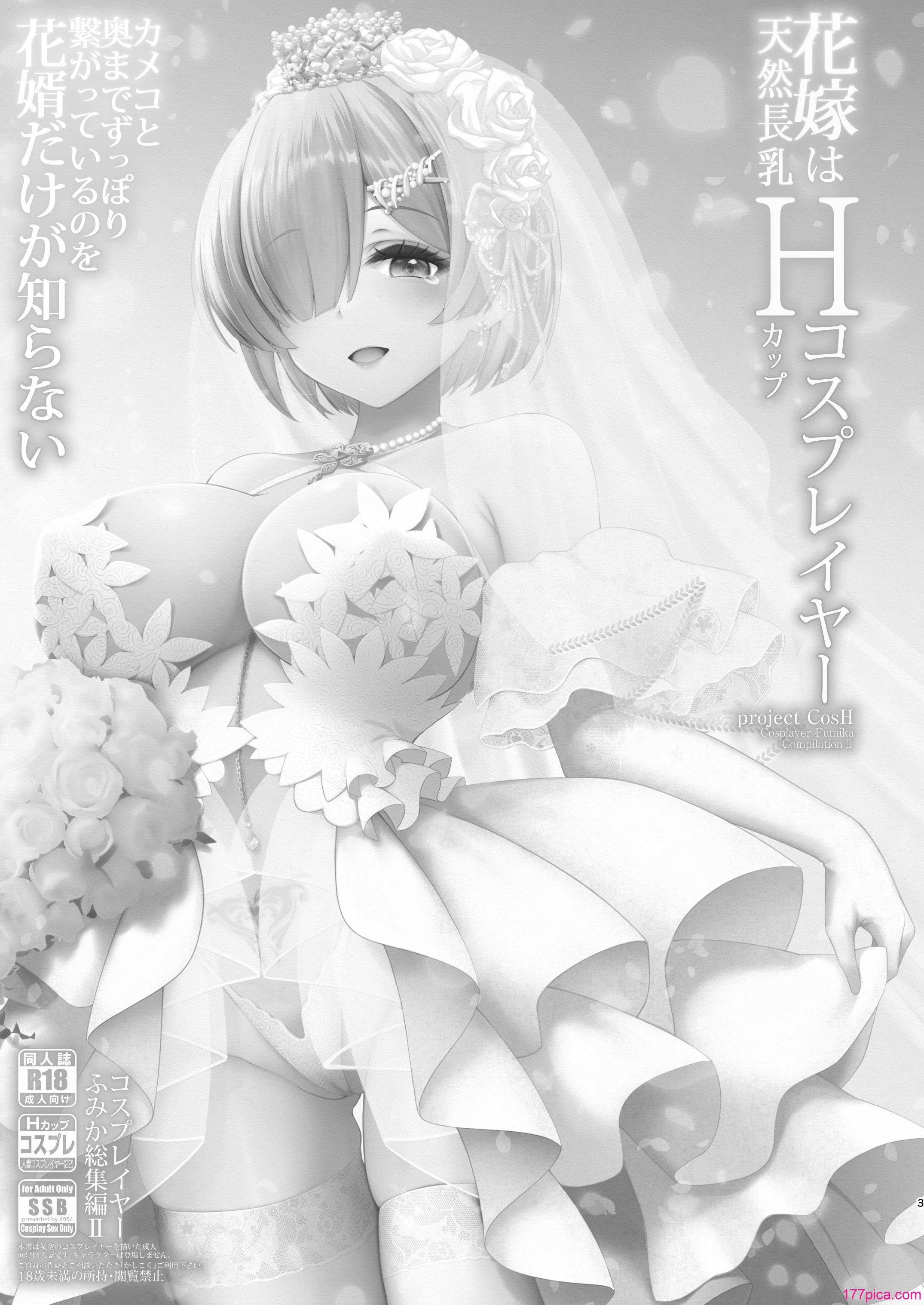 [SSB (まりりん)] 花嫁は天然長乳Hカップコスプレイヤー ～コスプレイヤーふみか総集編II～ (オリジナル) [無邪気漢化組][110P]-第1章-图片4