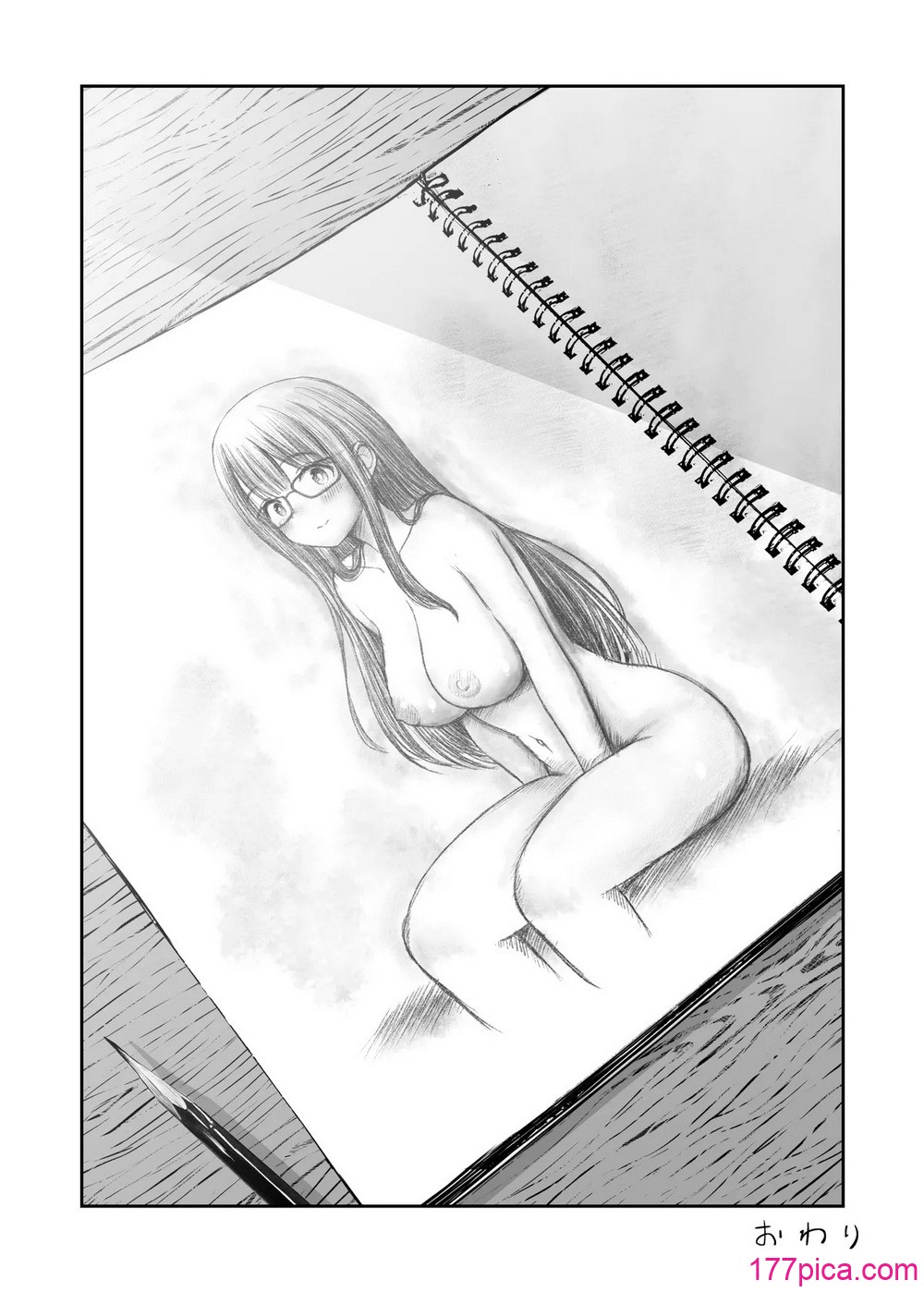 [ことらっく] 美術部の巨乳後輩がヌードモデルになった結果あまりにエロすぎて俺の芸術が爆発した話 [中国翻訳] [無修正][54P]-第10章-图片5