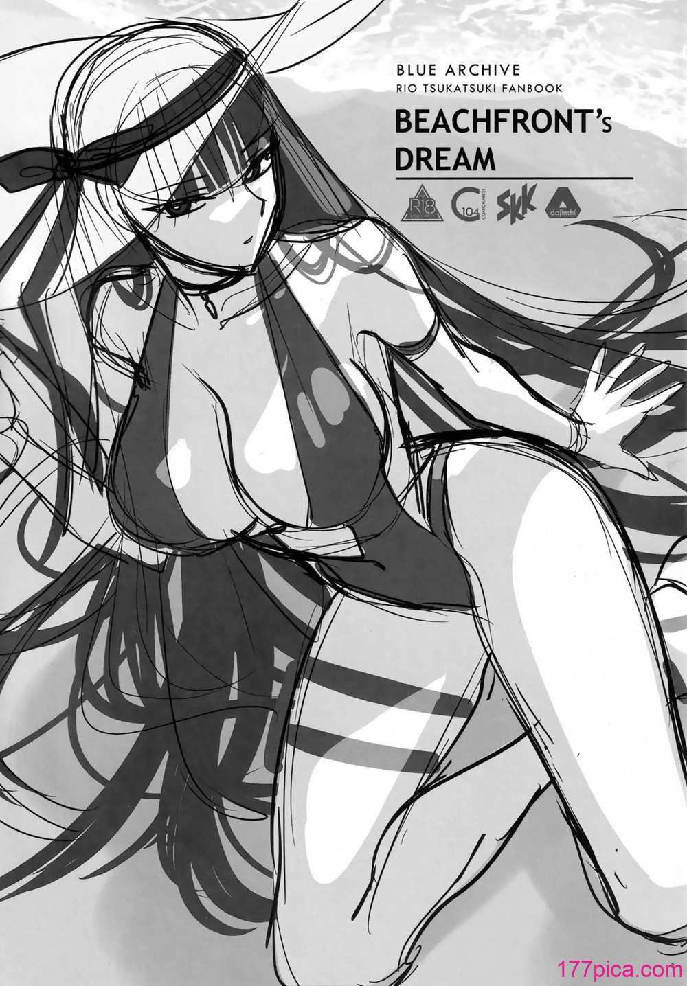 [SKK (消火器)] BEACHFRONT’S DREAM + 楽火器Vol.11 (ブルーアーカイブ) [白杨汉化组] [無修正][47P]-第1章-图片3