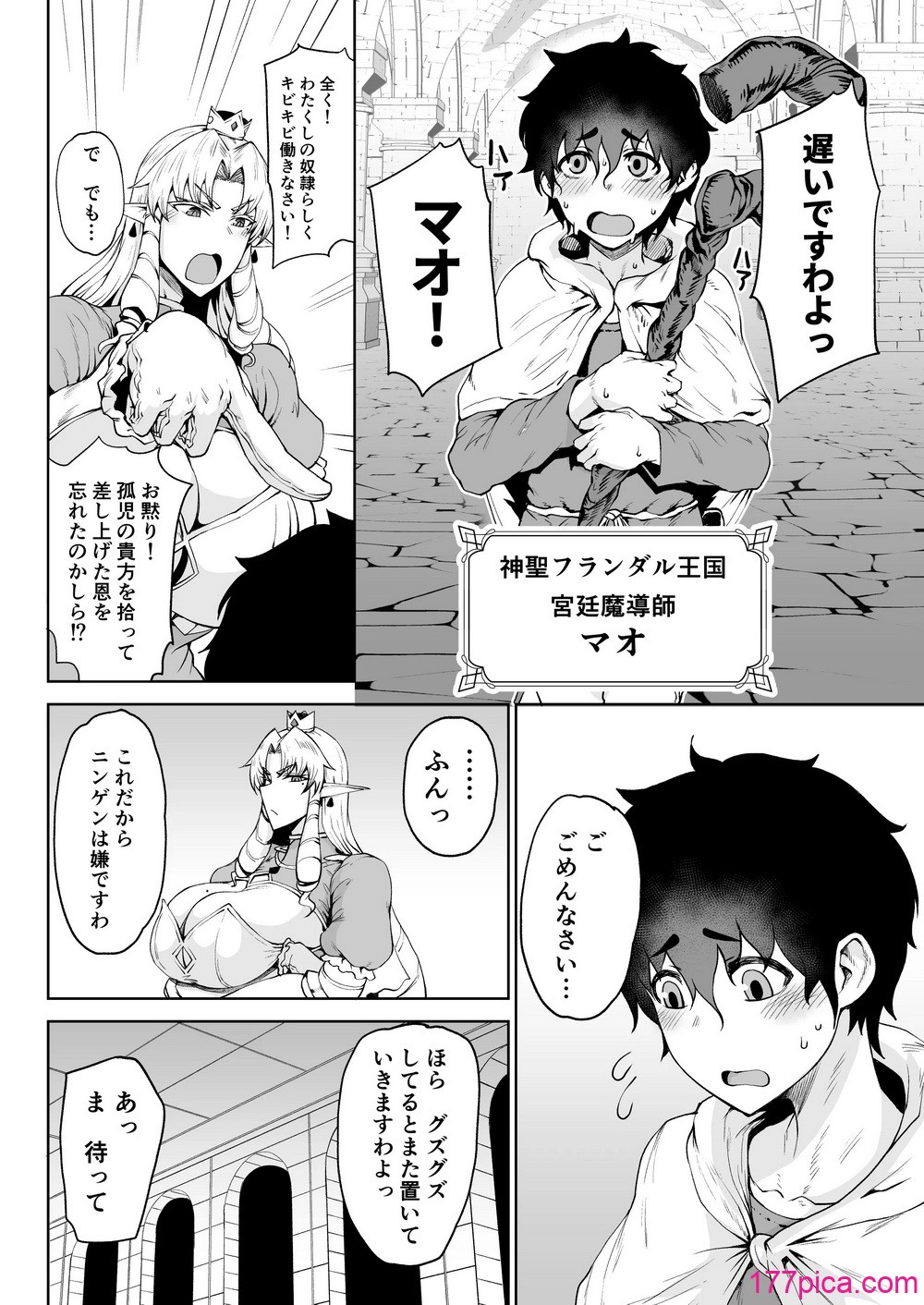 [タニシ屋 (奥谷たにし)] 王権簒奪 ~おちんぽ一本で王国崩壊 王宮はちんぽの遊園地~ [DL版][83P]-第1章-图片3